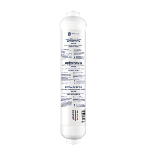 [GXRTDR GE] In-Line Water Filtration System for Refrigerators or Icemakers