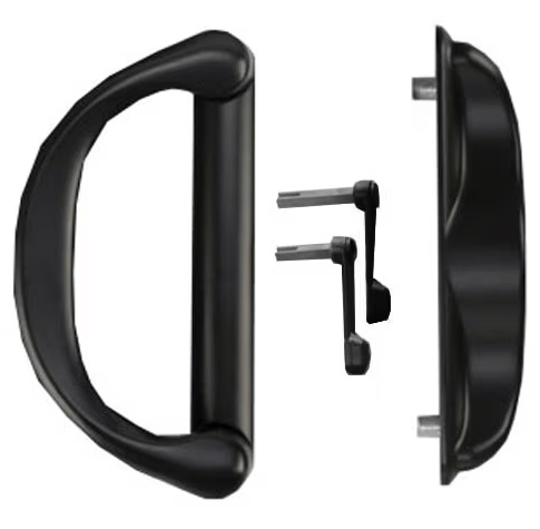 [14079-BL] Interlock Involute SBML Sliding Patio Door Handle Set, Non-Keyed