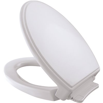[203759612] TOTO Traditional SoftClose Elongated Closed Front Toilet Seat in Cotton White
