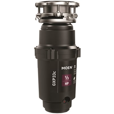 [3559139] MOEN Lite Series 1/3 HP Continuous Feed Garbage Disposal with Power Cord and Universal Mount