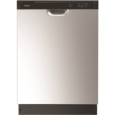 [327077982] Whirlpool 24 in. Dishwasher, Stainless Steel, 59 dBA, Energy Star