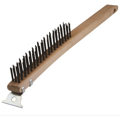 [3575743] Warner 13.625 in. Wire Brush with Scraper