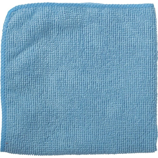 [1820579] RUBBERMAID COMMERCIAL Microfiber Cloth Wipe 12" x 12", Blue, 24PK