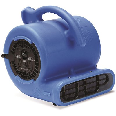 [3585543] B-Air 1/4 HP Air Mover Blower Fan for Water Damage Restoration Carpet Dryer Floor Home and Plumbing Use in Blue