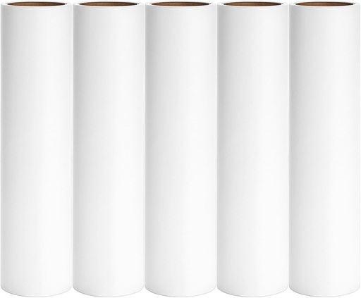 [LSJFYRY] 10 inch Mega Lint Roller Refills (Pack of 5)