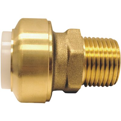 [301492311] Tectite 1/2 in. IPS Push-To-Connect x 1/2 in. CTS Brass Male Pipe Thread Adapter