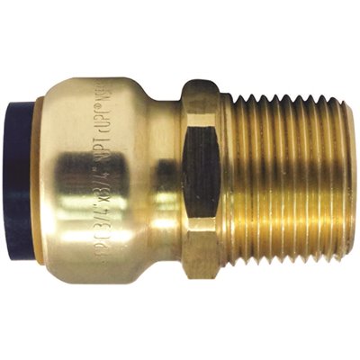 [301410263] Tectite 3/4 in. Brass Push-to-Connect x Male Pipe Thread Adapter