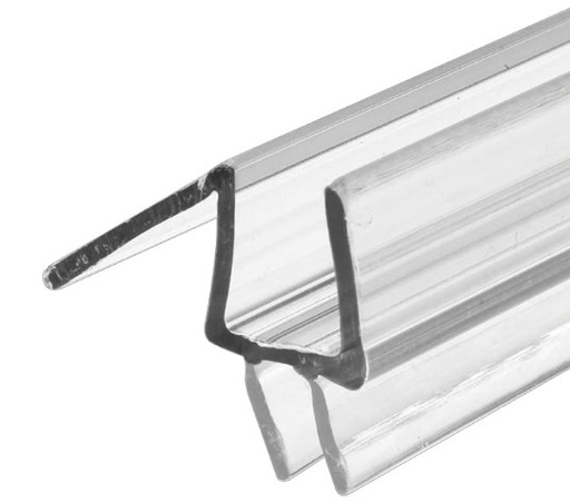 [LSM4925] Frameless Shower Door Bottom Seal for 3/8 In. Thick Glass Doors