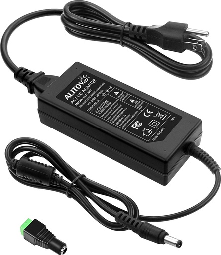 [LSE7BPL] ALITOVE 24V 3A 72W AC to DC Adapter Power Supply Converter AC 100V ~ 240V to DC 24V