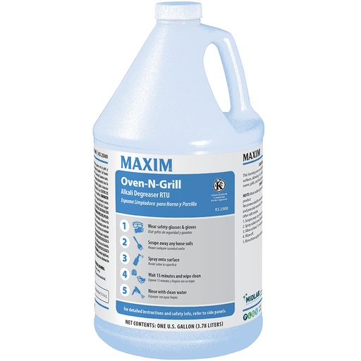 [250000-41] Maxim Kitchen Best Foaming Oven & Grill Cleaner (4/1 gal-Case)