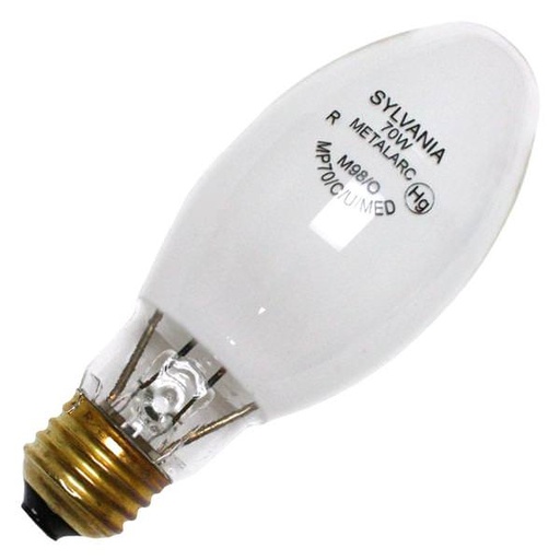 [64546] Sylvania Metal Halide 70 watt,E17,Medium Screw (E26) Base,2900K