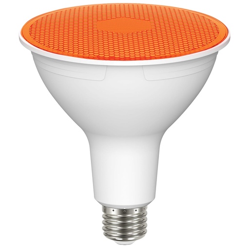 [S29483] Satco 11.5 Watt PAR38 LED Amber 90 degree Beam Angle Medium base 120 Volt