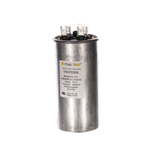 [LSR5586] Packard 35/5 MFD Round Dual Capacitor