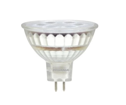 [78239] Sylvania LED6MR16/DIM/830/FL35/GL/ (glass)