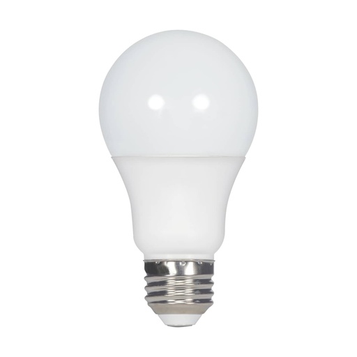 [S29593] Satco 9.5 Watt; A19 LED; Frosted; 2700K Medium base; 220 deg. Beam Angle; 120 Volt; Non-Dimmable