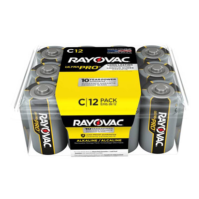 [RAYALC-CP] Rayovac UltraPro C Alkaline Battery - 12 Pack