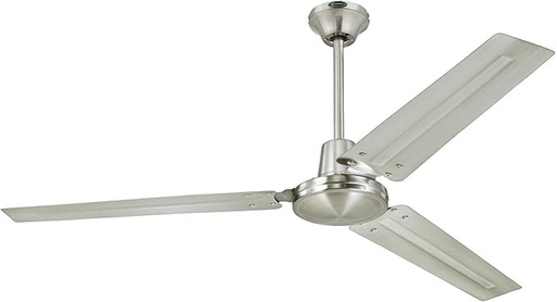 [LSL-7861400] Westinghouse Lighting Industrial 56-inch Three Indoor Ceiling Fan, Brush Nickel