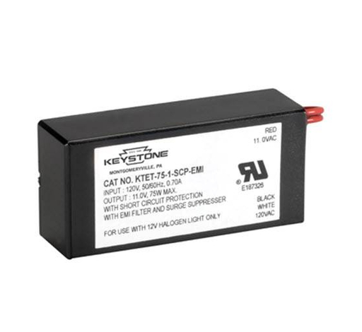 [KTET-75-2-SCP-RJS] KEYSTONE 277V Low Voltage Transformer 75W Max 50/60Hz