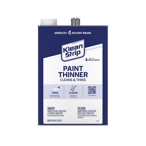 [3585265] Klean Strip 1 Gallon Mineral Spirits Combustible Paint Thinner