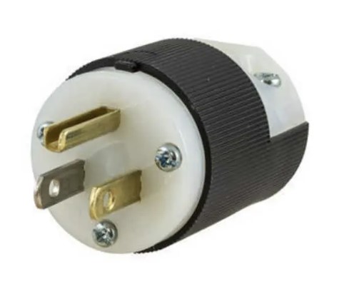 [HBL5266C] HUBBELL Straight Blade Male Plug Heavy Duty 2-Pole 3-Wire Grounding 15A125V 5-15P