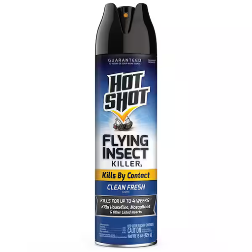 [3557100] Hot Shot 15 oz. Flying Insect Killer Aerosol Spray Clean Fresh Scent