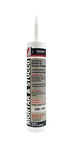 [TS-00241] TOWER SEALANTS Mortar & Stucco Repair Textured 10.1 OZ Gray