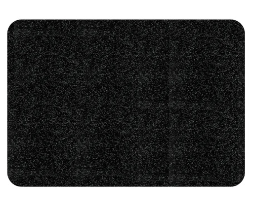 [MPM-BL] WizKid Antimicrobial Multi-Purpose Mat Black 24"x16" 12/Case