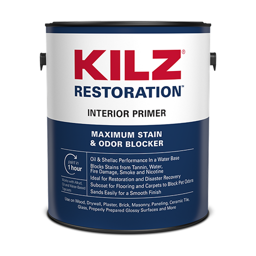 [2492654] KILZ RESTORATION 1 Gal. White Interior Primer, Sealer, and Stain Blocker