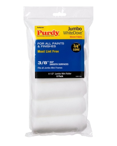 [994002538] 4" x 3/8" Nap Roller Cover (Pack of 6)