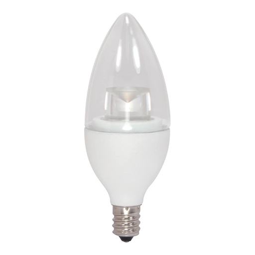 [S8952] Satco 4.5 Watt B11 LED 3000K Candelabra base 120 Volt
