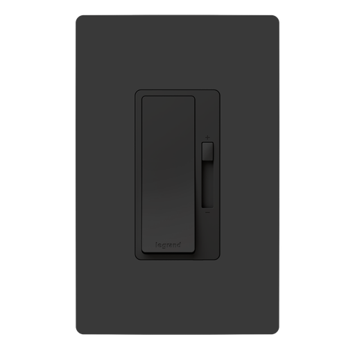 [RHL153PBK] Legrand radiant 150W Rocker Dimmer for LED/CFL/Halogen/Incandescent Bulbs, 3-Way/1-Pole, Black