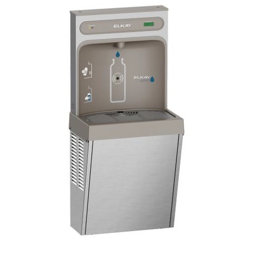 [LZ8WSSSMC] ELKAY ezH2O® Refrigerated Surface Mount Bottle Filling Station Filtered 8GPH Stainless Steel