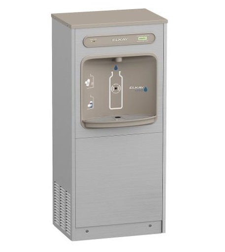 [DSSBF8S] ELKAY ezH2O® Floor Standing Bottle Filling Station Filtered Refrigerated Stainless Steel