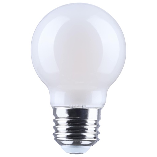 [S21218] Satco 4.5 Watt G16.5 LED; White; Medium base; 90 CRI; 2700K; 120 Volt