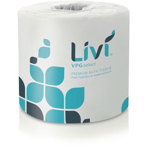[LIVI2PLY80] Livi Toilet Tissue 2-Ply 4.09x3.75 (Case of 80)