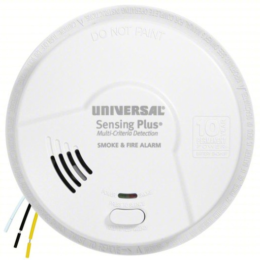 [LSS1061] USI Smoke & Fire Alarm - 10YR Sealed Battery - 120V & Battery-Backup