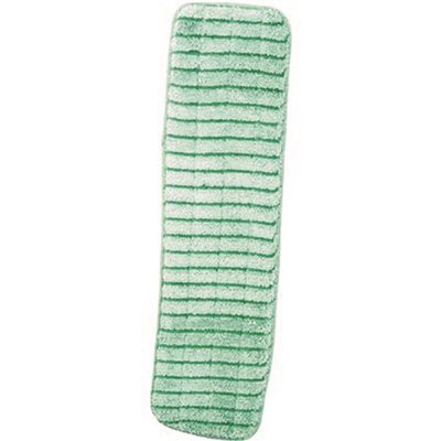 [319692] Renown 18 in. Green Scrubbing Microfiber Flat Mop Pad (3-Pack)