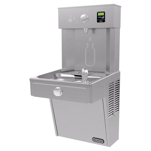 [LVRC8WS2K] Elkay EZH2O Bottle Filling Station w/ Single Cooler Filtered-8 GPH, Vandal-Resistant Stainless