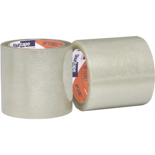 [230970] Shurtape AP 15 Label Protection Acrylic Packing Tape - Clear, 3.77 in. x 72.1 yd