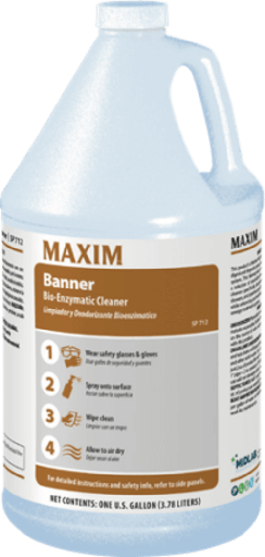 [071200-41] Maxim Banner Bio-Enzymatic Cleaner 4/1 gal