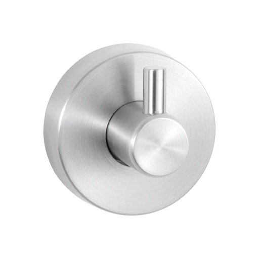 [542-304] Bobrick Surface-Mounted Single Coat Hook, Cubicle Collection, Satin Finish