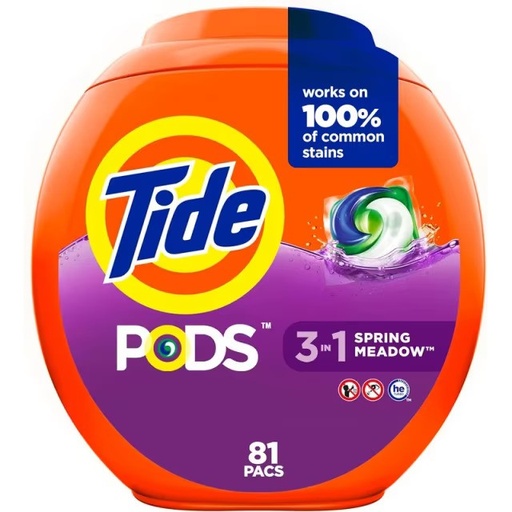 [PG209166] Tide High Efficiency Laundry Detergent Liquid Pod 76 Count/Pack 4 Count/Case