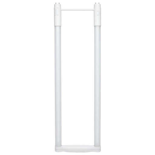 [S18413] SATCO 11.5/13/15 Wattage Selectable T8 U-Bend LED; 30K/35K/40K/50K/65K CCT Selectable; 6-Inch; Frost Finish; 120-277 Range Voltage