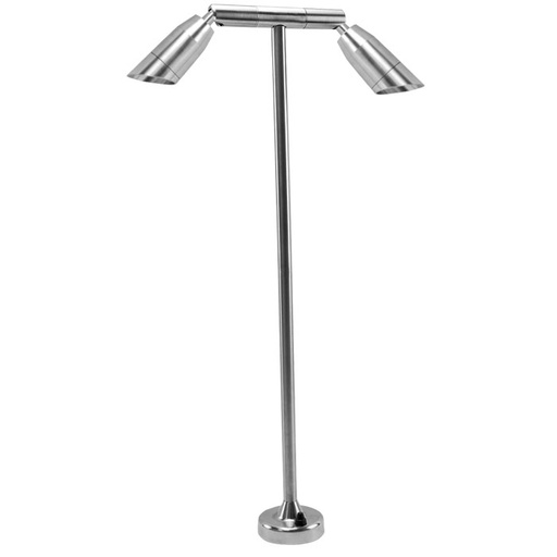 [BQTCD02L134SS] Focus Industries Twin Head BBQ Light 7W LED PAR16 36" 120VCommercial Deck Mount