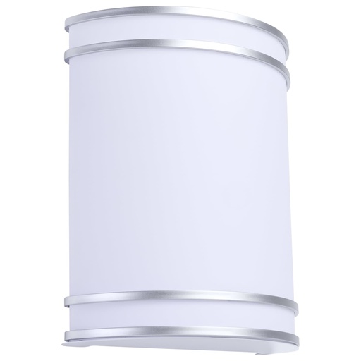 [62-1885] SATCO Glamour LED Wall Sconce Brushed Nickel Finish 27K/3K/35K/4K/5K CCT Selectable