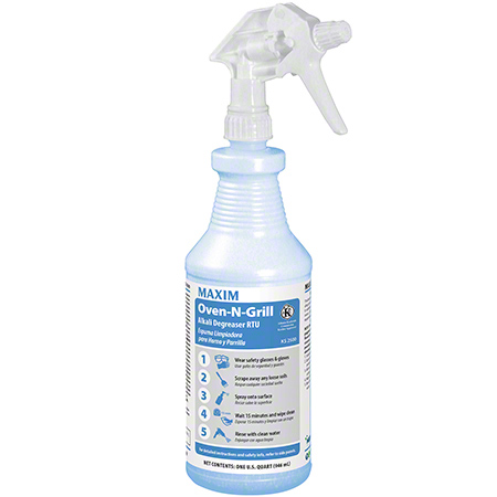 [250000-12] Maxim Kitchen Best Foaming Oven & Grill Cleaner (12/1 qt-Case)