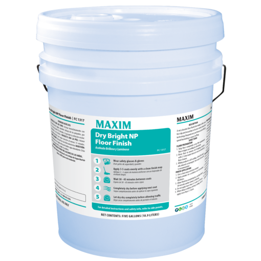 [131700-05] Maxim Dry Bright NP Floor Finish (5 gal)