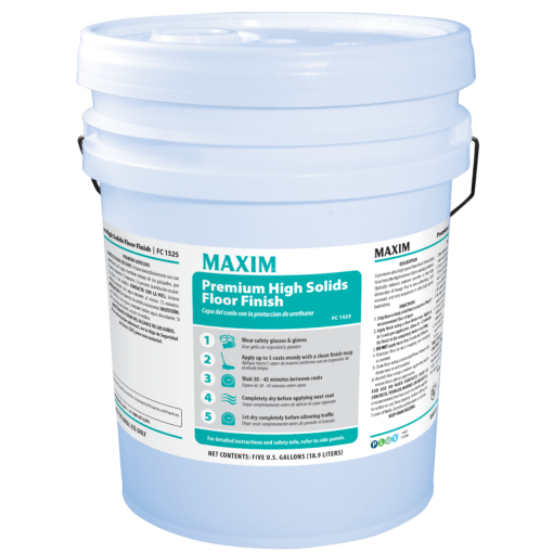 [152500-05] Maxim Premium High Solids Floor Finish 5 gal