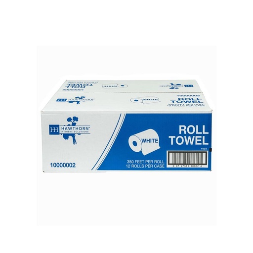 [10000002] Hawthorn Roll Towel Paper, White, 7.5" x 350', 1/CS/4200