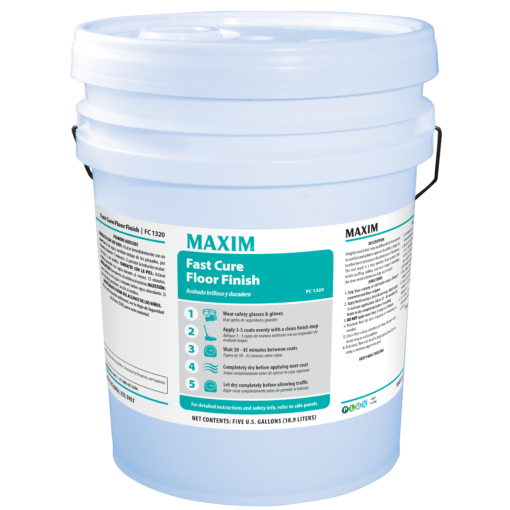 [132000] Maxim Fast Cure Floor Finish 5 gal